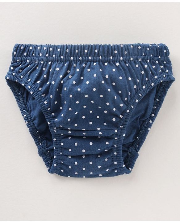 Babyhug 100% Cotton Antibacterial Panties Printed Briefs Pack of 5 - Multicolor