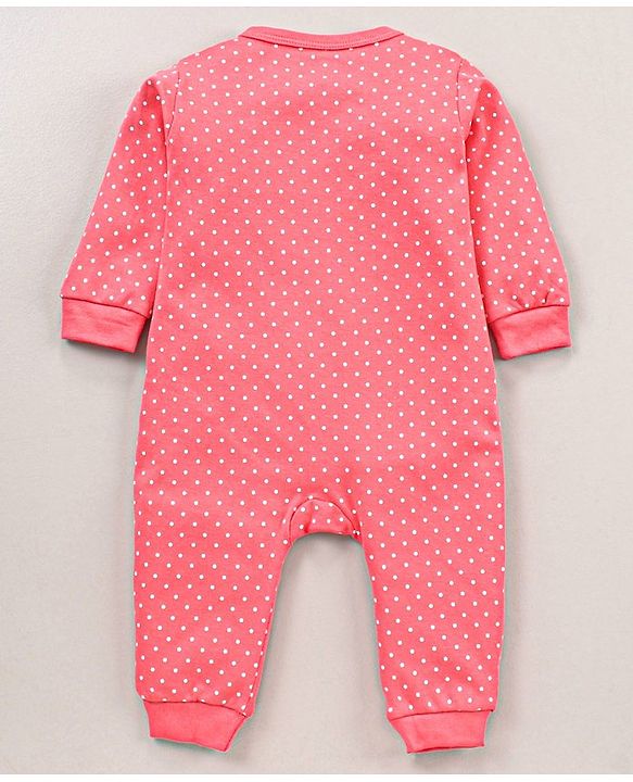 Babyhug 100% Cotton Knit Full Sleeves Romper Koala & Floral Print Pack of 2 - Multicolour