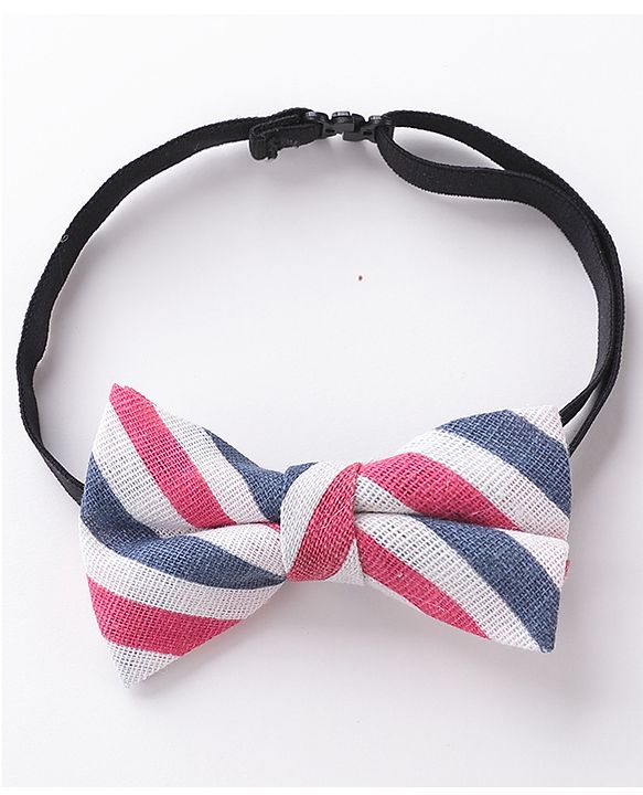 Babyhug Bow and Suspender Set Stripes - Beige