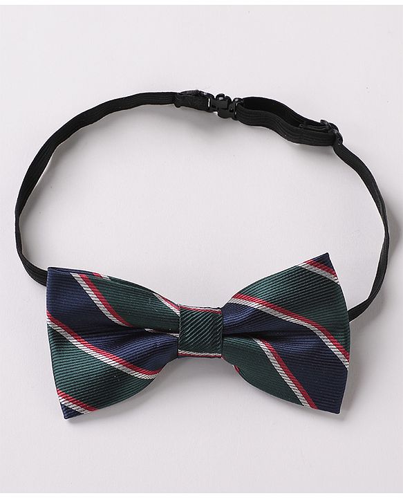 Babyhug Bow and Suspender Set Polka Dots Printed - Green