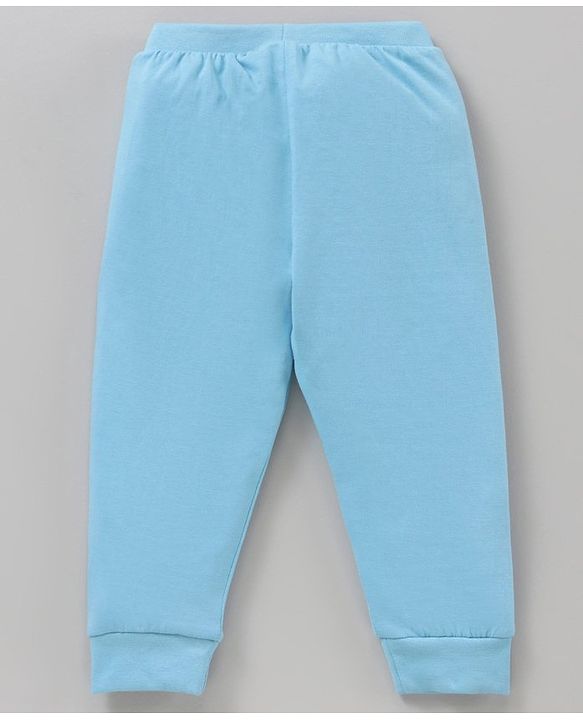Babyhug Cotton Full Length Lounge Pants Star Print Pack of 2 - Navy Blue