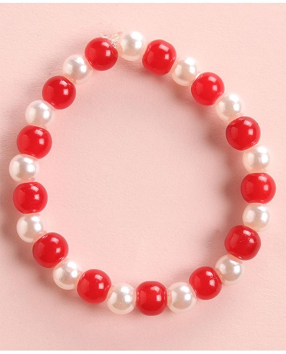 Babyhug Free Size Pearl Necklace with Bracelet Set Pack - Pink