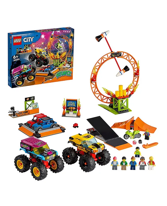 LEGO City Stunt Show Arena Building Kit 668 Pieces60295 Online