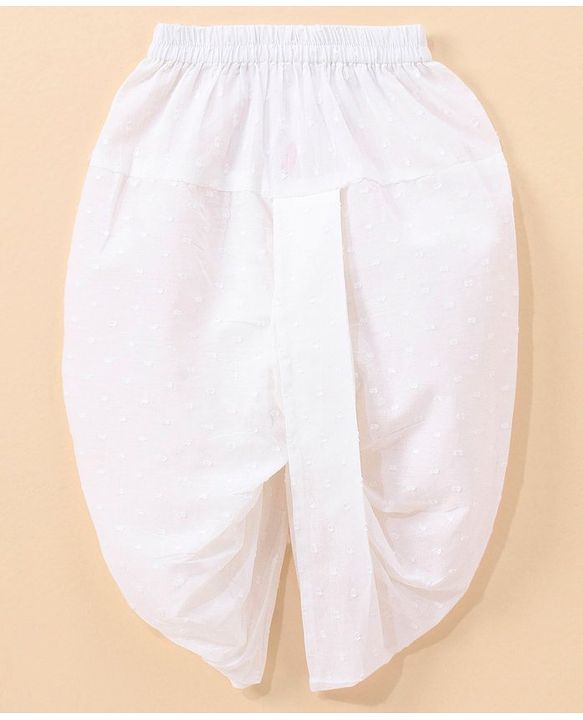 Babyhug Three Fourth Sleeve Handloom Stripe Kurta With Dobby Dhoti- MaroonBabyhug Three Fourth Sleeve Handloom Stripe Kurta With Dobby Dhoti- Maroon