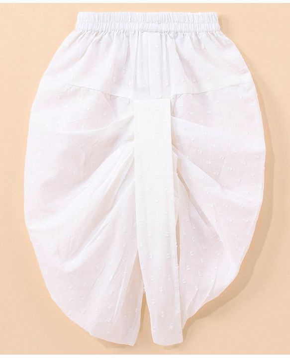 Babyhug Three Fourth Sleeve Handloom Stripe Kurta With Dobby Dhoti- MaroonBabyhug Three Fourth Sleeve Handloom Stripe Kurta With Dobby Dhoti- Maroon