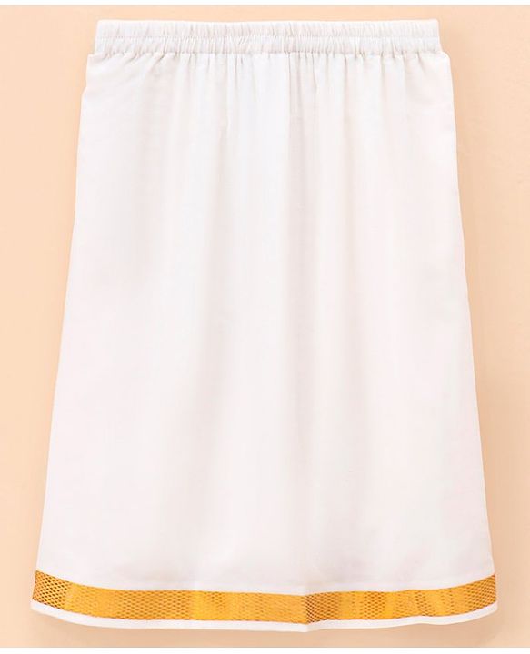 Babyhug Half Sleeves Shirt & Mundu Set Solid Colour- Royal Blue
