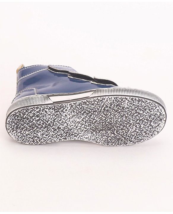 Pine Kids Winter Boots With Velcro & Zip Closure - Blue