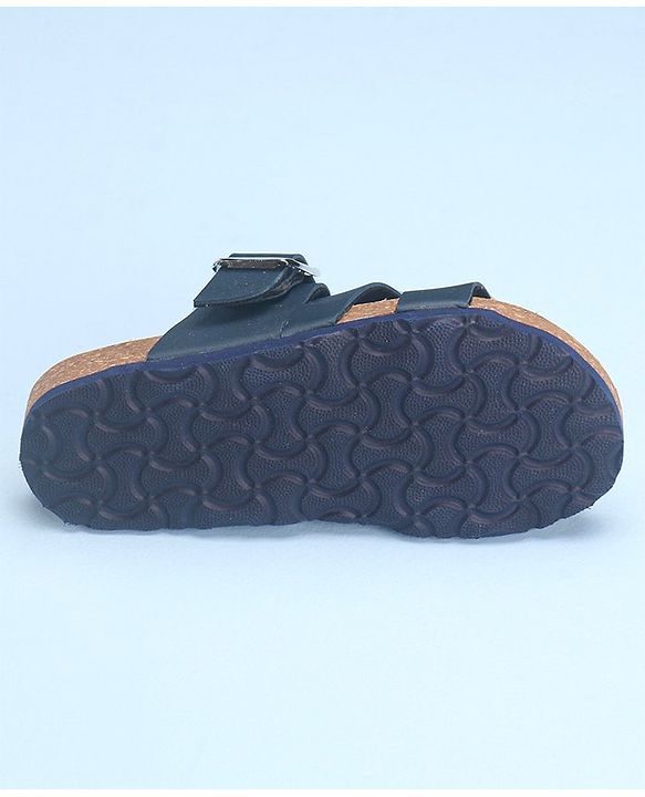 Pine Kids Slip On Sandals with Cork Footbed - Navy