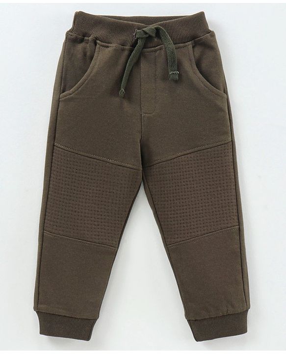 Babyhug Full Sleeves T-Shirt & Lounge Pant cactus Print - Blue & Olive Green