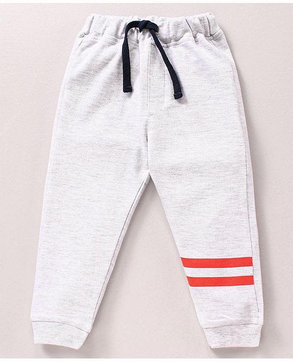 Babyhug 100% Cotton Hooded T-Shirt And Lounge Pant Football Print - Orange Ecru