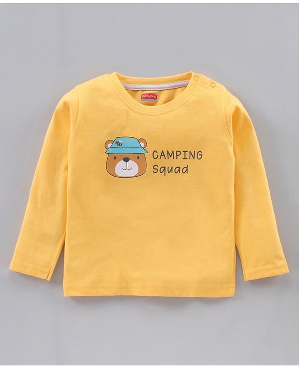 Babyhug Cotton Knit Full Sleeves T-Shirts Multi-Prints Pack of 3 - Multicolour