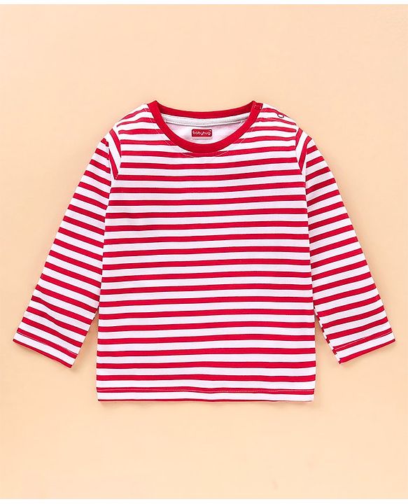 Babyhug Full Sleeves Tee Construction Vehicle Print Pack of 3 - Navy Blue Light Grey Red