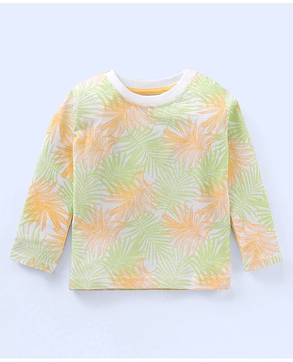 Babyhug Cotton Full Sleeves T-Shirts Animal Print Pack of 3 - Multicolour