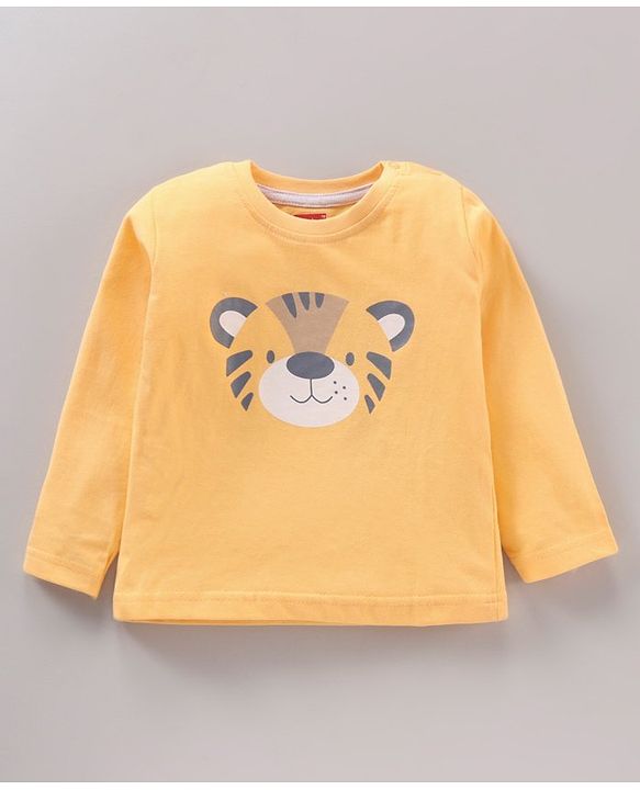 Babyhug Cotton Knit Full Sleeves Animal Printed T Shirts Pack Of 5 - Multicolour