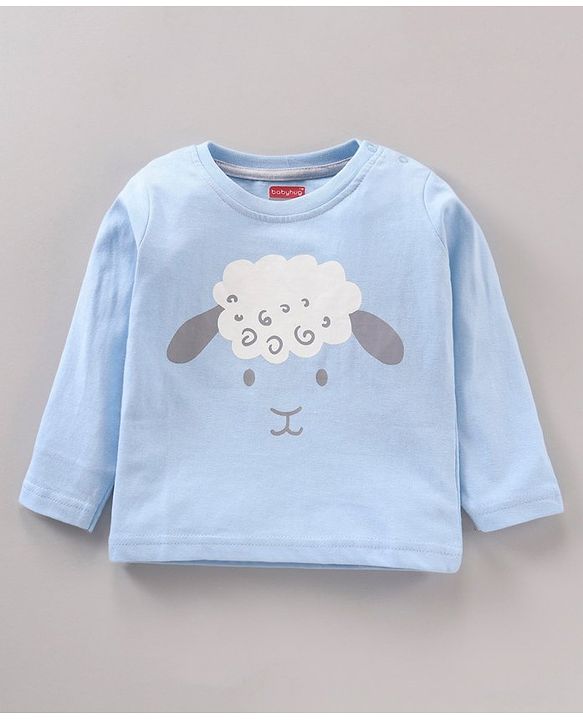 Babyhug Cotton Knit Full Sleeves Animal Printed T Shirts Pack Of 5 - Multicolour