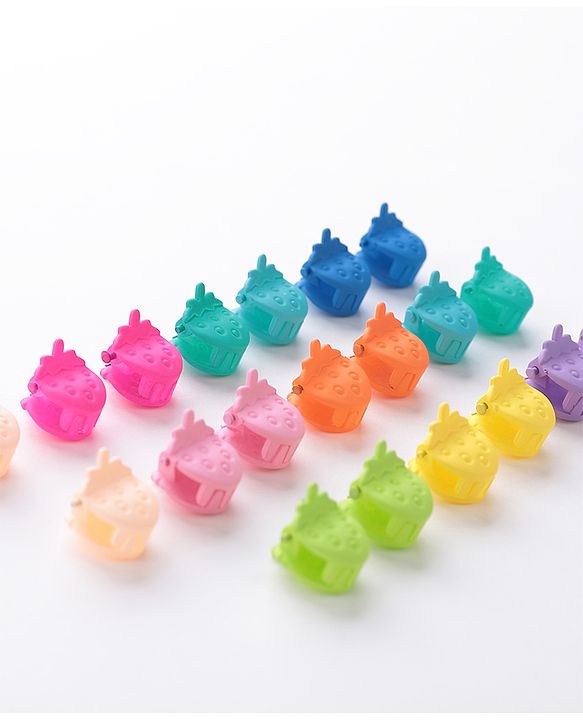Babyhug Free Size Fruit Shaped Clips  Pack of 20 - Multicolor