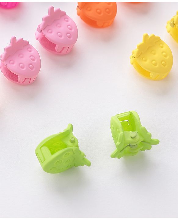 Babyhug Free Size Fruit Shaped Clips  Pack of 20 - Multicolor