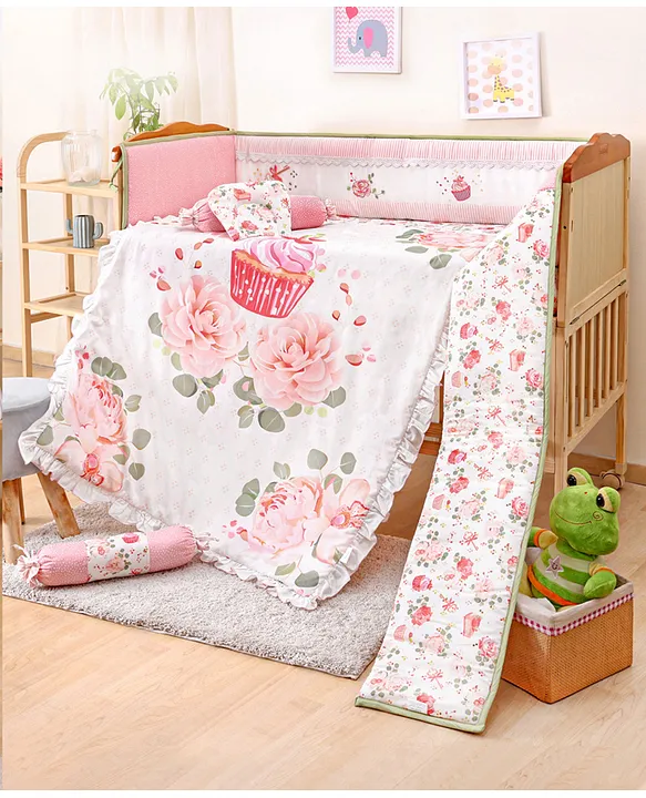 Cotton hot sale crib bedding