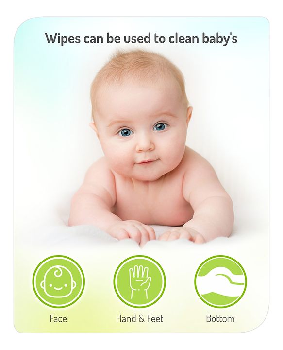 Babyhug Naturals Vitamin Wet Wipes - 72 Pieces