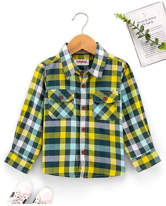 Babyhug Full Sleeves Checks Shirt - Multicolor