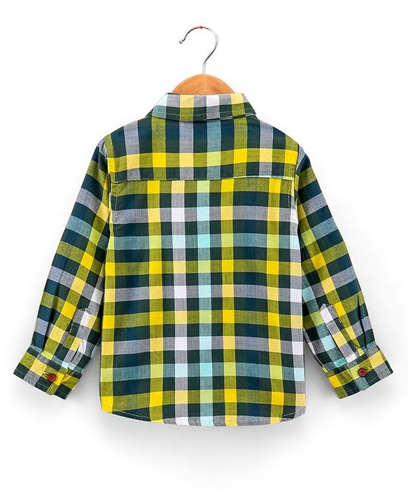 Babyhug Full Sleeves Checks Shirt - Multicolor