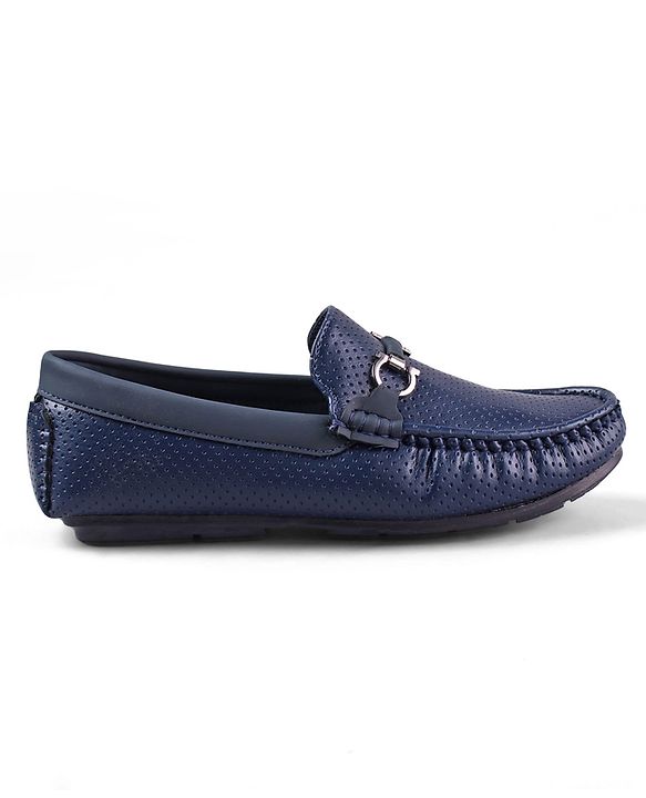 Pine Kids Slip On Party Wear Loafers - Blue