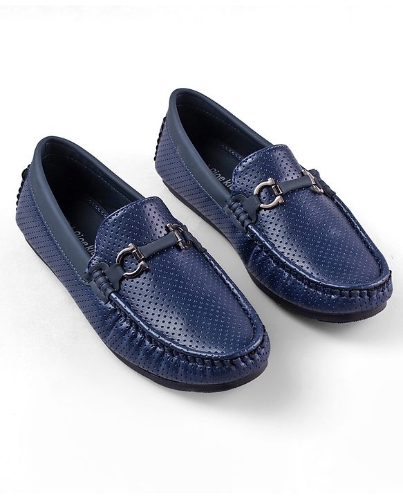 Pine Kids Slip On Party Wear Loafers - Blue