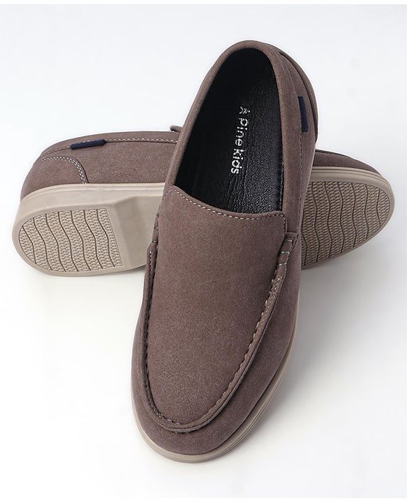 Pine Kids Slip On Loafers - Grey