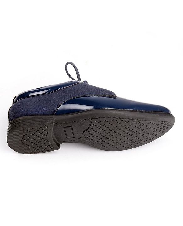 Pine Kids Lace Up Party Wear Shoes - Blue