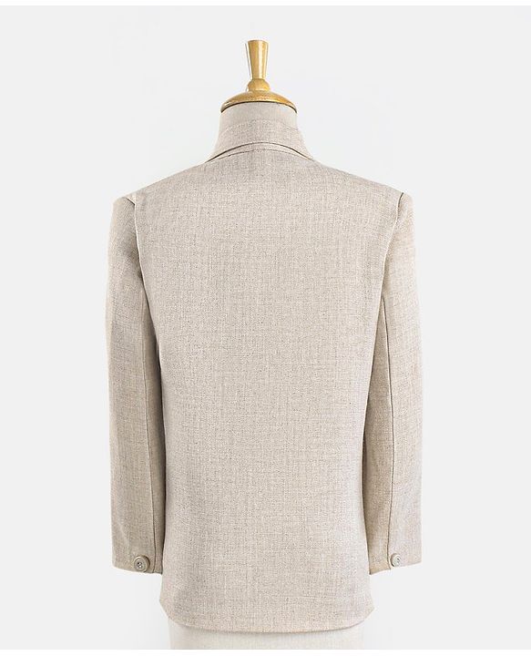 Babyhug Full Sleeves 4 Pcs Party Suit - Cream