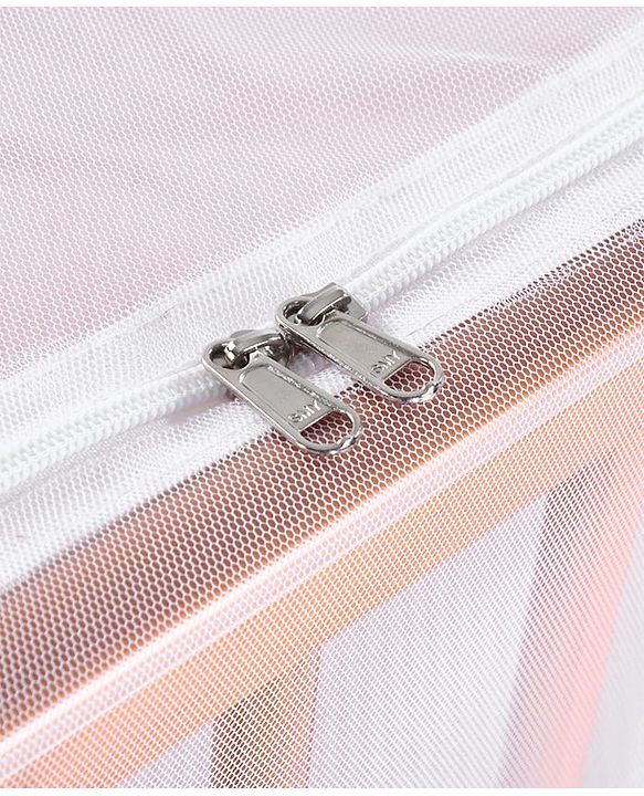 Babyhug Multipurpose Breathable Mosquito Net - White (Cot Not Included) | Suitable for Cot Measuring 120 x 60 cm