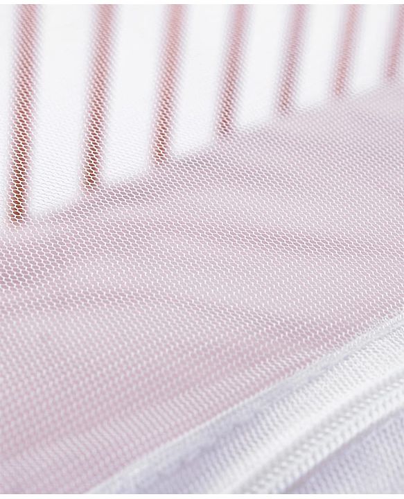 Babyhug Multipurpose Breathable Mosquito Net - White (Cot Not Included) | Suitable for Cot Measuring 120 x 60 cm