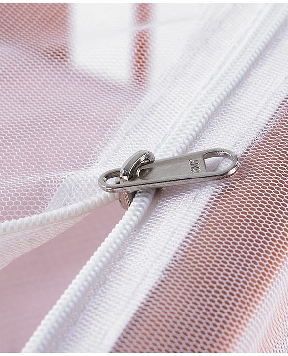 Babyhug Multipurpose Breathable Mosquito Net - White (Cot Not Included) | Suitable for Cot Measuring 120 x 60 cm