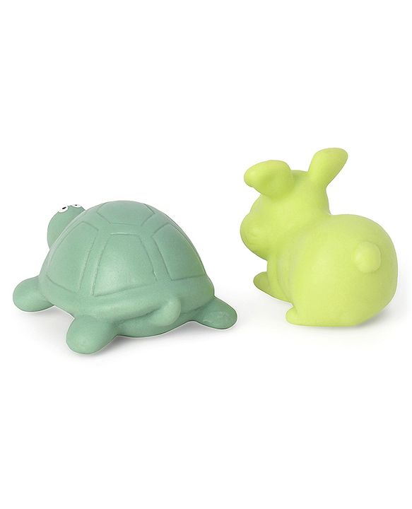 Babyhug Bath Squeeze Pet-Animals Toys -Pack of 6 | Non-Toxic Squeezable Toys | Bath-Time Sensory Play | Builds Fine Motor & Cognitive Skills | Multicolour | BIS Certified