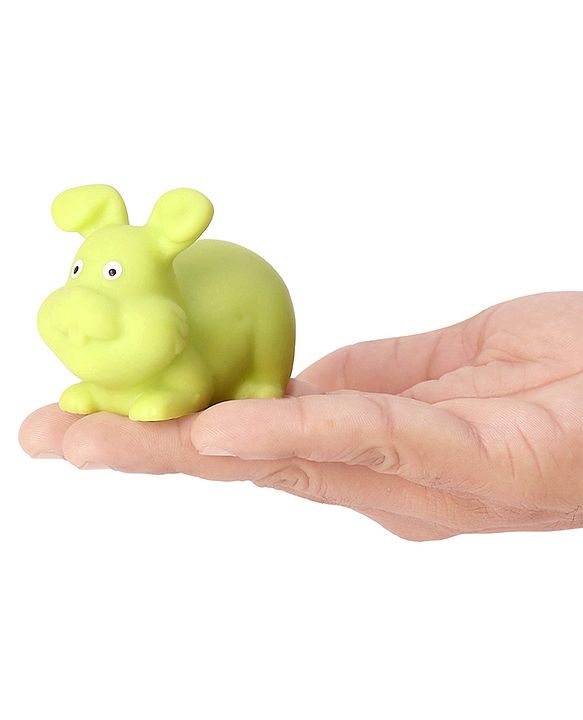 Babyhug Bath Squeeze Pet-Animals Toys -Pack of 6 | Non-Toxic Squeezable Toys | Bath-Time Sensory Play | Builds Fine Motor & Cognitive Skills | Multicolour | BIS Certified