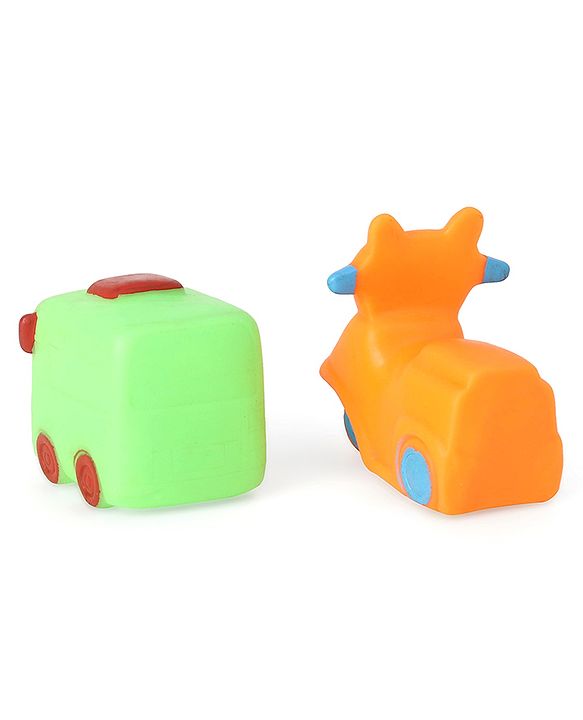 Babyhug Bath Squeeze Toys Transport Pack of 4 - Multicolour