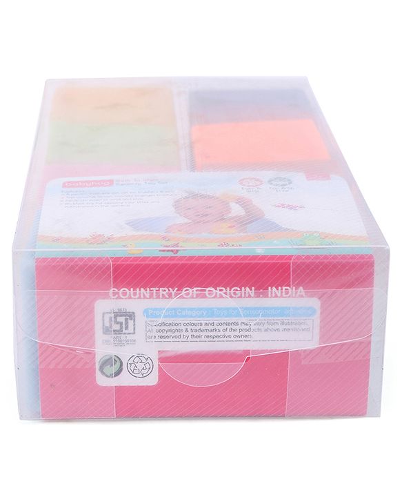 Babyhug Bath In Style Squeeze Building Blocks Set Pack of 8 - Multicolour