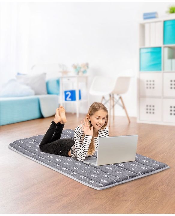 Pine Kids Rolling Mattress with Waterproof Cover - Grey