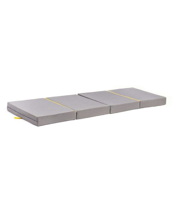 Pine Kids Classic Four Fold Sofa Cum Mattress - Grey