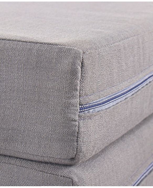Pine Kids Classic Four Fold Sofa Cum Mattress - Grey
