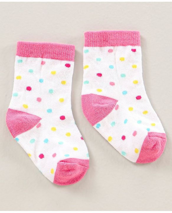 Cute Walk by Babyhug Ankle Length Antibacterial Socks Pack Of 5  Striped & Unicorn Design - Multicolour