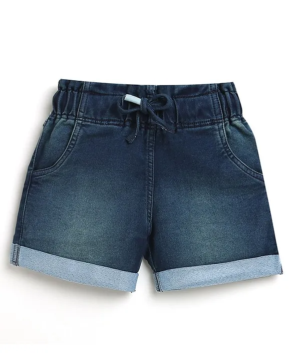 22nd Street Denim Shorts with Flower Design : Amazon.in: कपड़े और एक्सेसरीज़