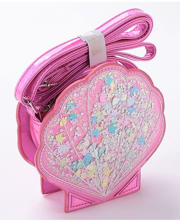 Babyhug Glitter Sling Bag  - Silver