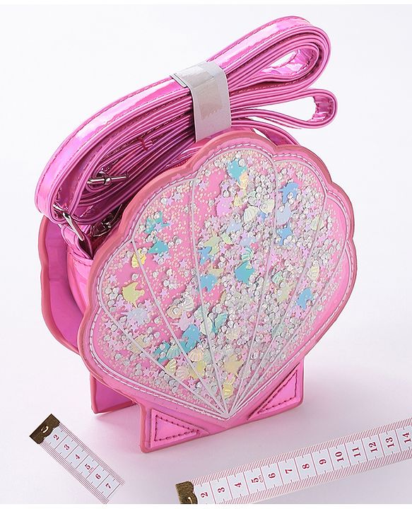 Babyhug Glitter Sling Bag  - Silver