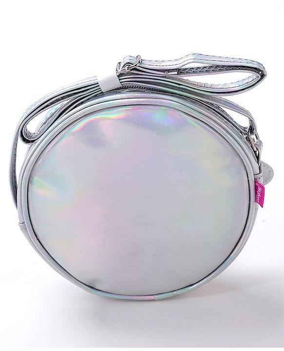 Babyhug Free Size Sling Bag With Sequin Detailing Rainbow & Cloud Patch- Purple