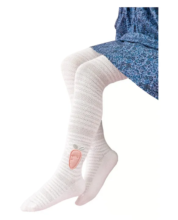 Buy Mustang Cotton Blend Footed Tights Solid Off White for Girls (3-4Years)  Online in India, Shop at FirstCry.com - 12953296