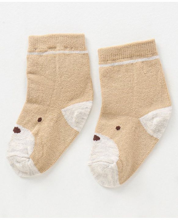 Cute Walk by Babyhug Anti-Bacterial Ankle Length Designed Socks Pack of 3 - Multicolour