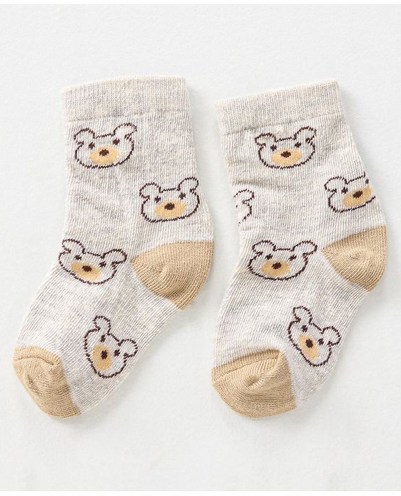 Cute Walk by Babyhug Anti-Bacterial Ankle Length Designed Socks Pack of 3 - Multicolour