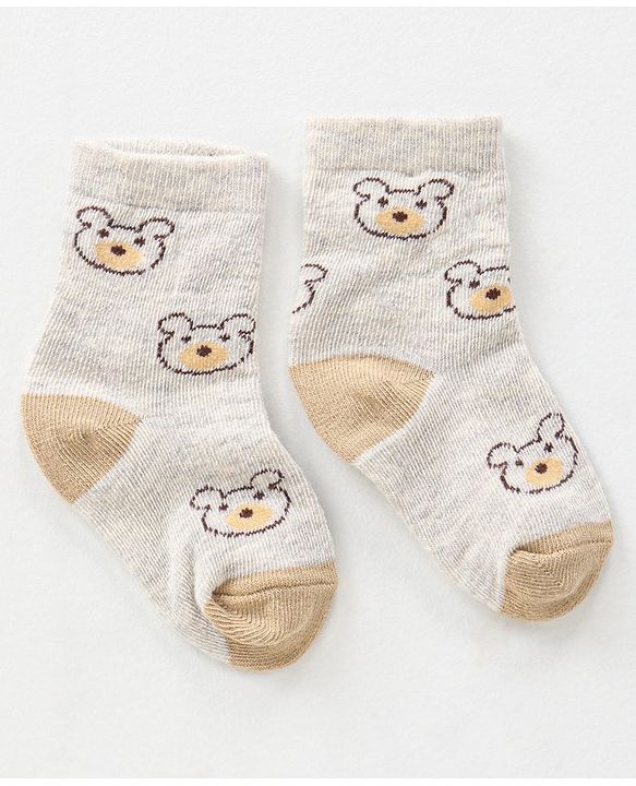 Cute Walk by Babyhug Anti-Bacterial Ankle Length Designed Socks Pack of 3 - Multicolour