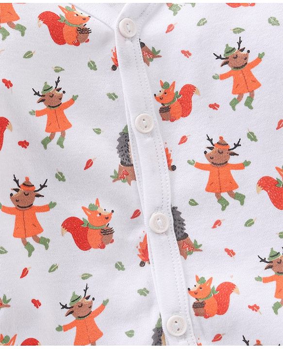 Babyhug 100% Cotton Vests Mutiprint Pack of 3 -Multicolour